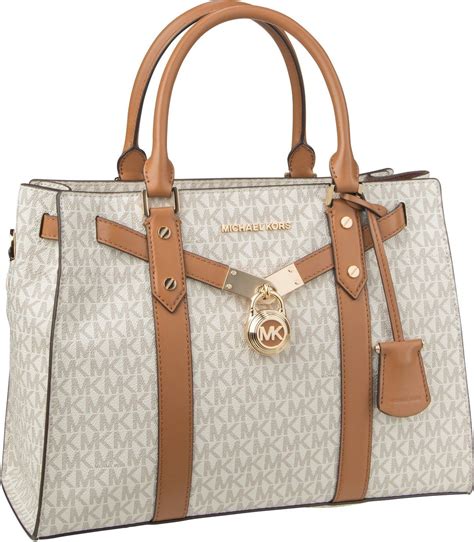 michael kors hamilton vanilla large|Nouveau Hamilton Large Satchel .